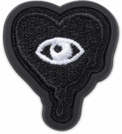 Dripping Black Heart Patch
